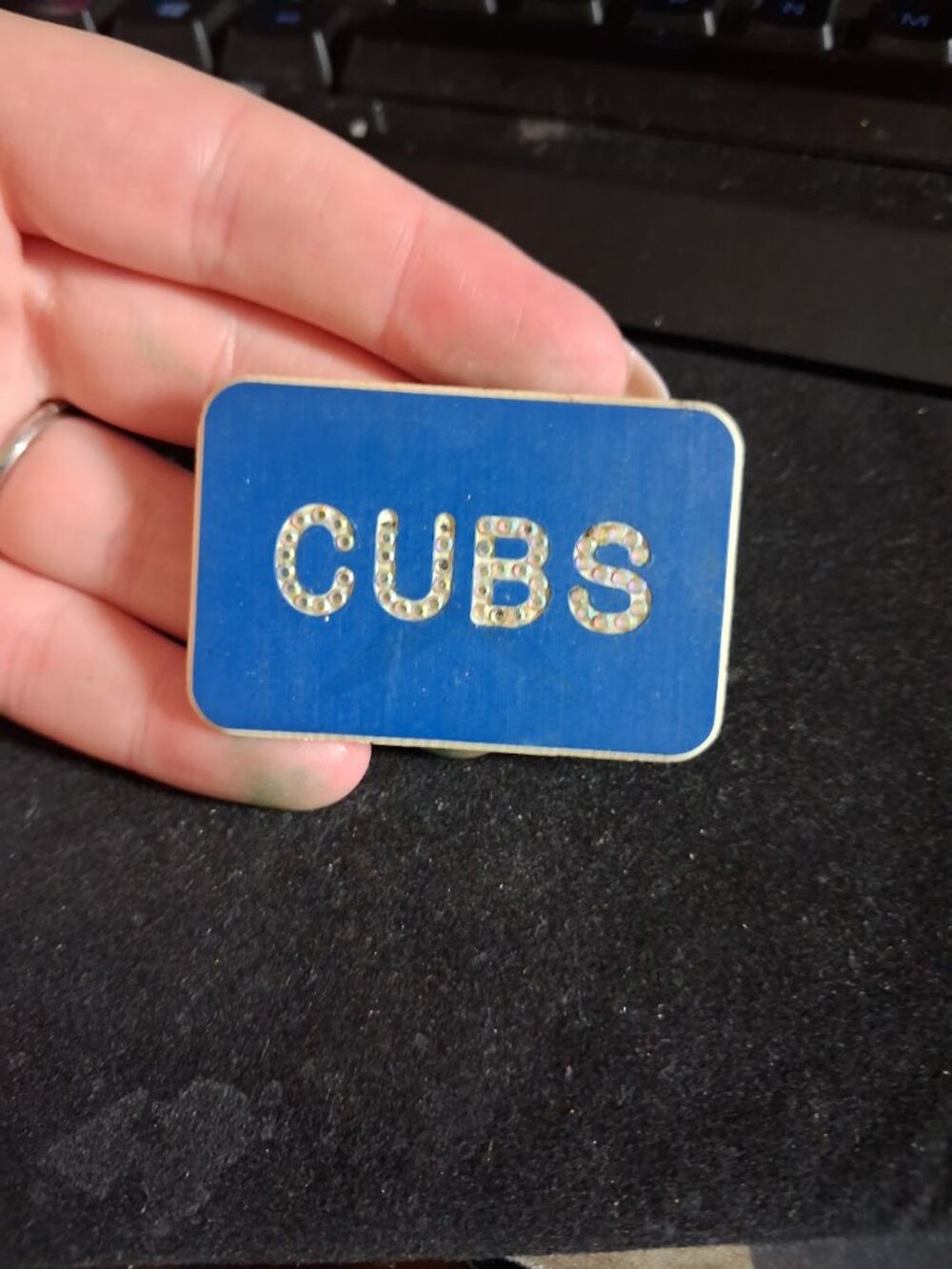 Vintage Cubs badge pin
